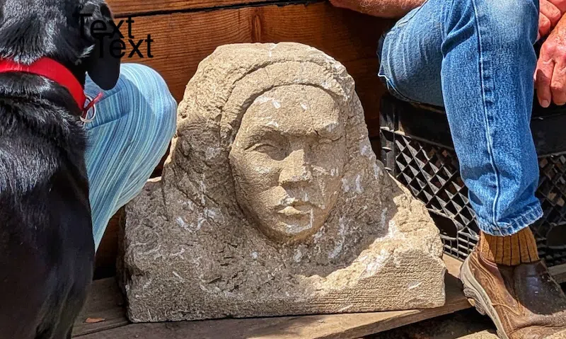sculpture discovery by Greg Gatwood and Judy Gittelsohn