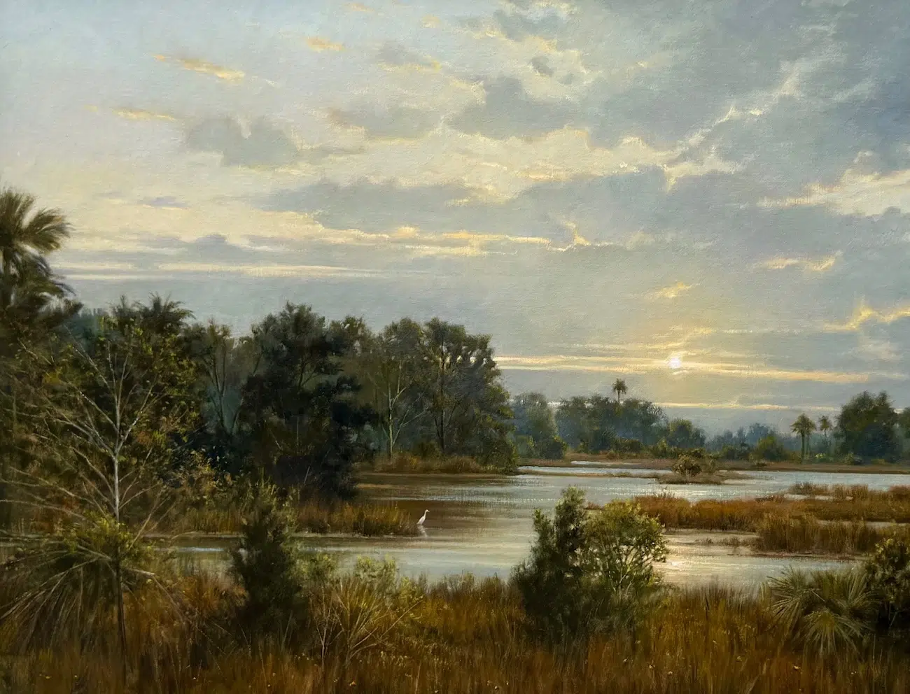 Frank Corso, Evenings Splendor, 2025. Oil on canvas, 36 × 48 inches.