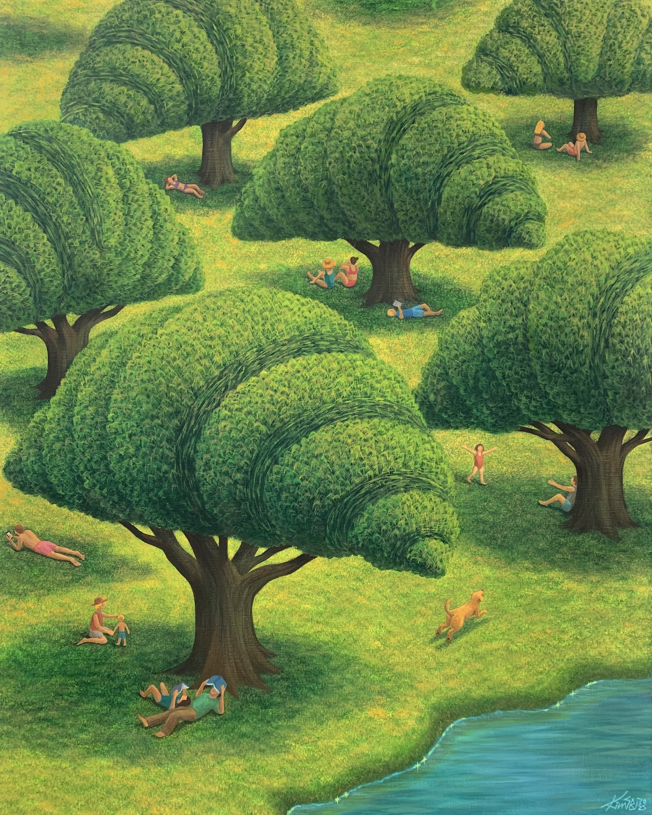 Season-Inspired Fantastical Paintings by Mulgil Kim
