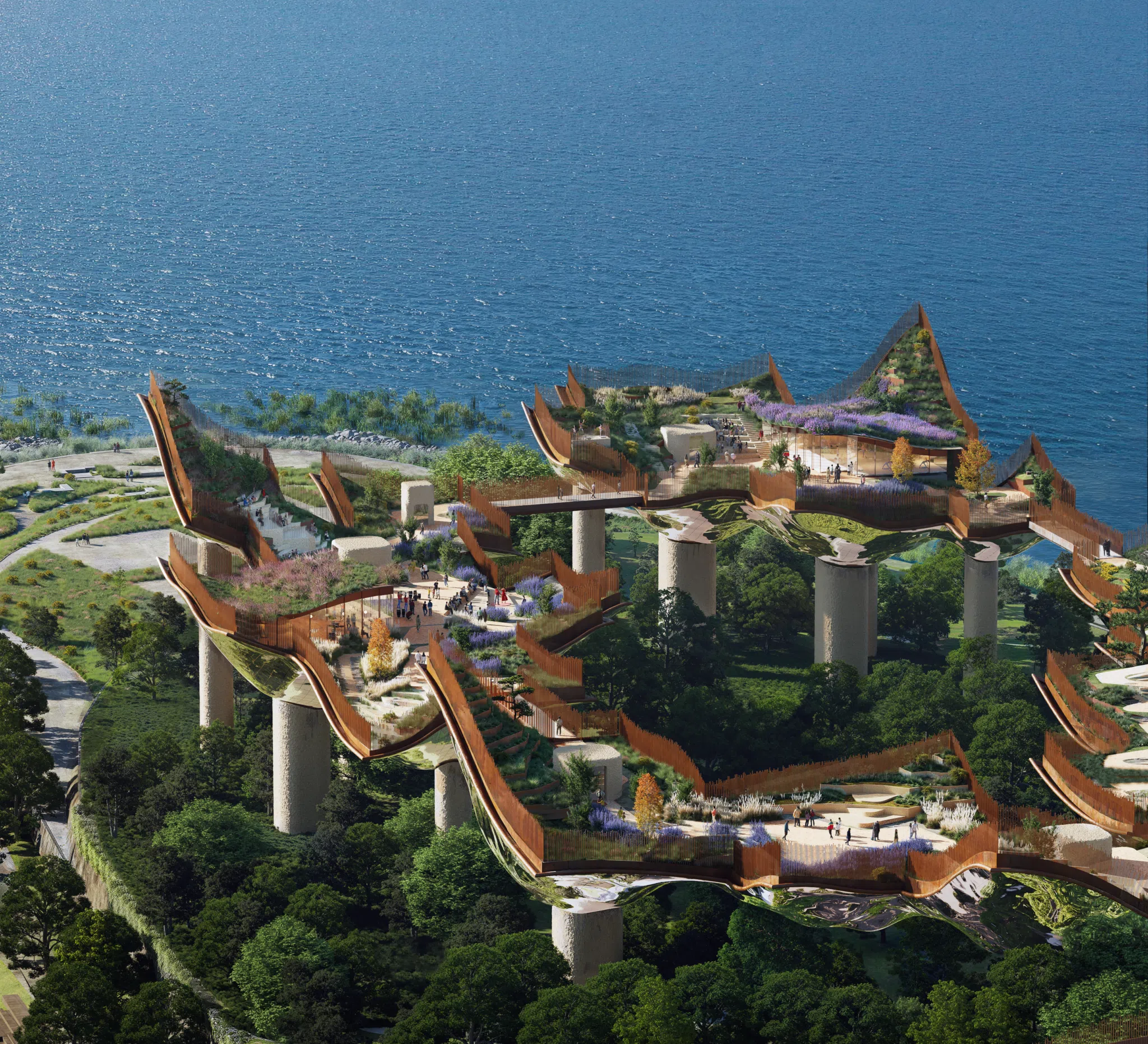 Rendering of Nodeul Island