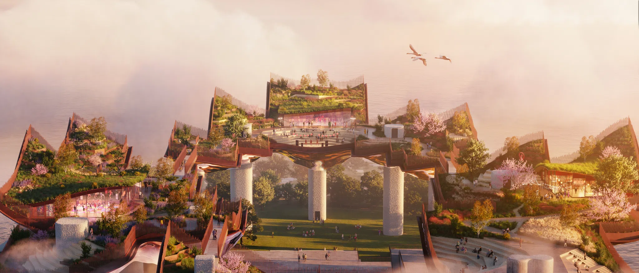 Rendering of Nodeul Island
