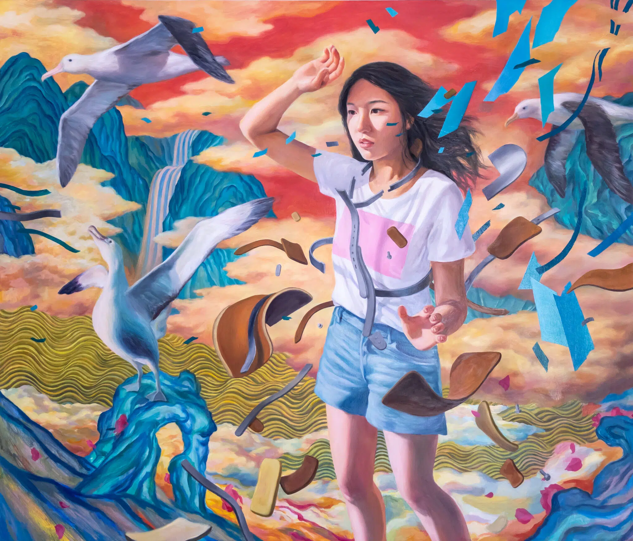 Personal and Surrealist Painting by Janice Yang