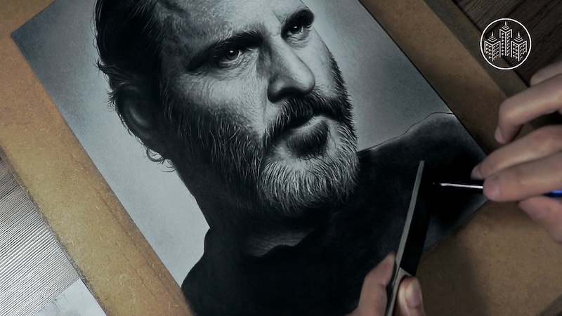 Mixed Media vs. Realistic Portrait Drawing