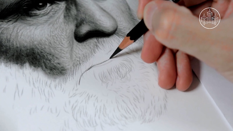 Mixed Media vs. Realistic Portrait Drawing
