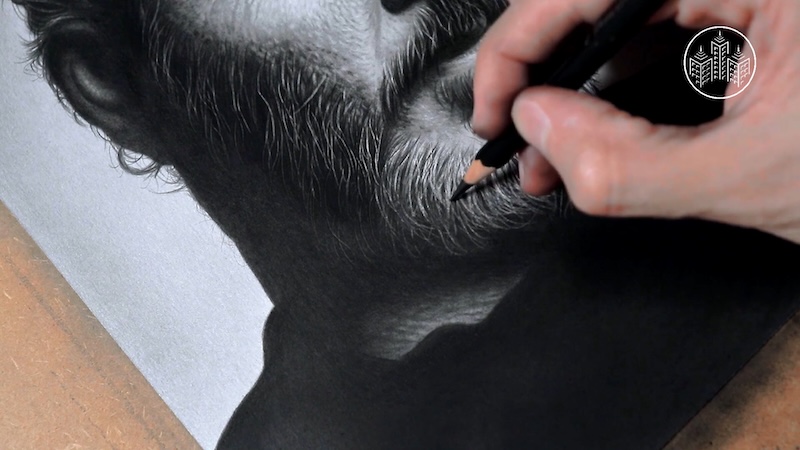 Mixed Media vs. Realistic Portrait Drawing