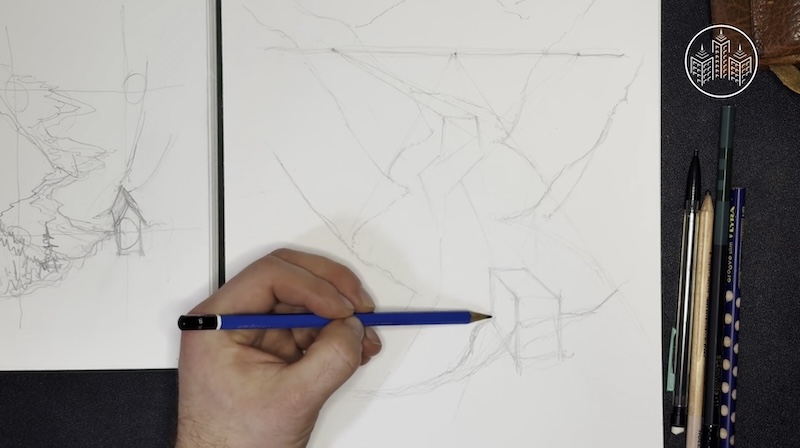 Perspective Drawing by Sam Gillett