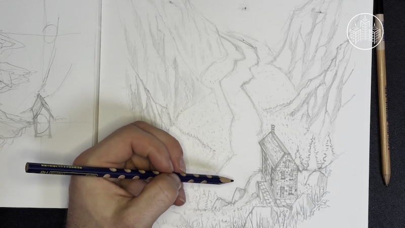 Perspective Drawing by Sam Gillett