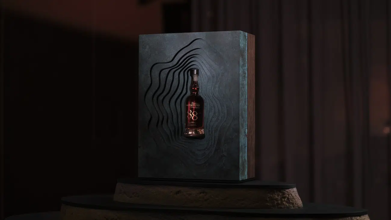 The Balvenie 88 and Daniel Arsham Sculpture