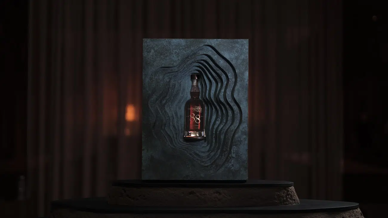 The Balvenie 88 and Daniel Arsham Sculpture