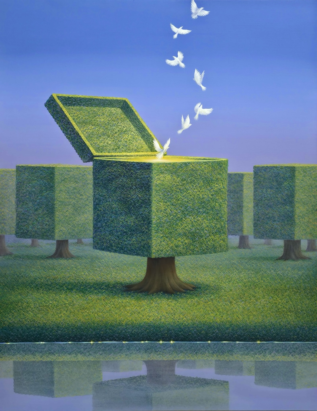 Season-Inspired Fantastical Paintings by Mulgil Kim