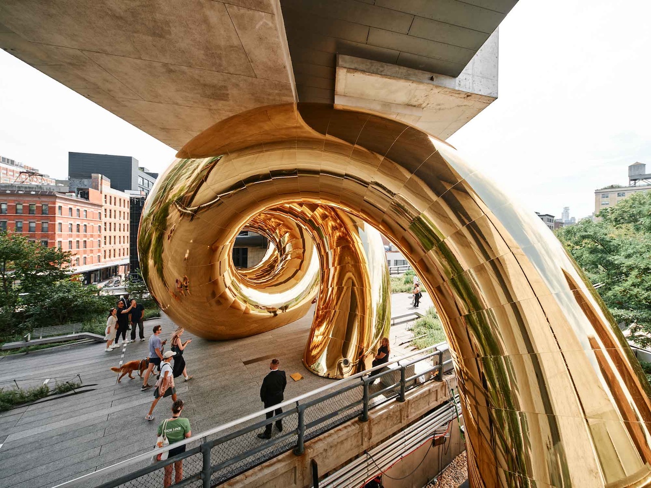 auruBOROS Sculpture on NYC highline. 