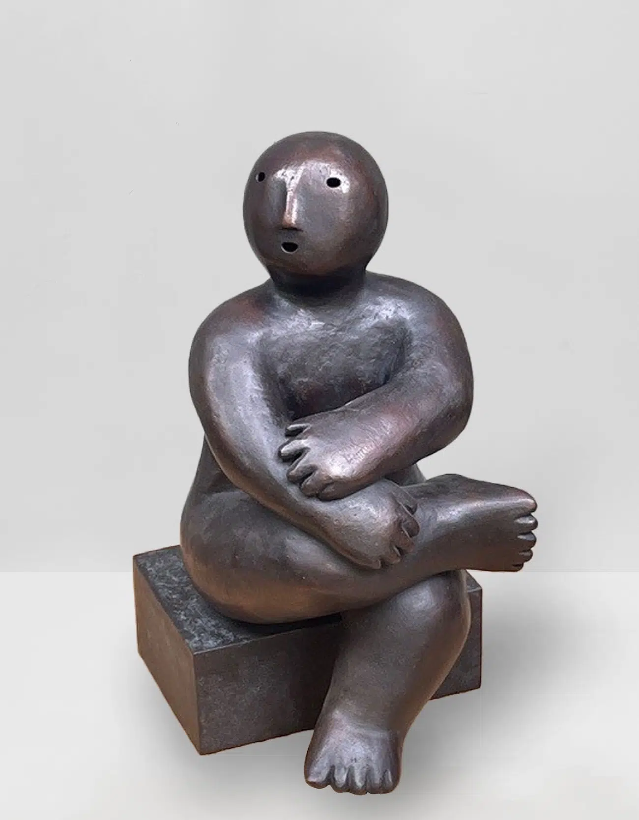 Joy Brown, Sitter with Crossed Legs.