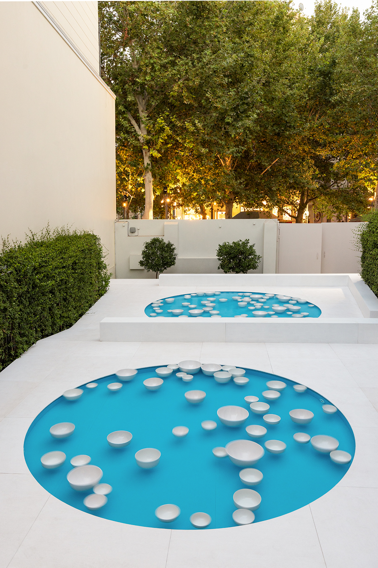 Celeste Boursier-Mougenot clinamen installation in Athens