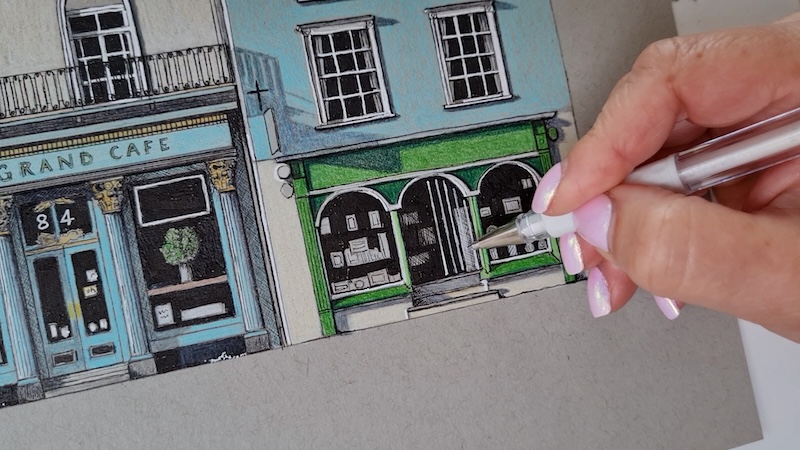 Architectural Drawing by Demi Lang