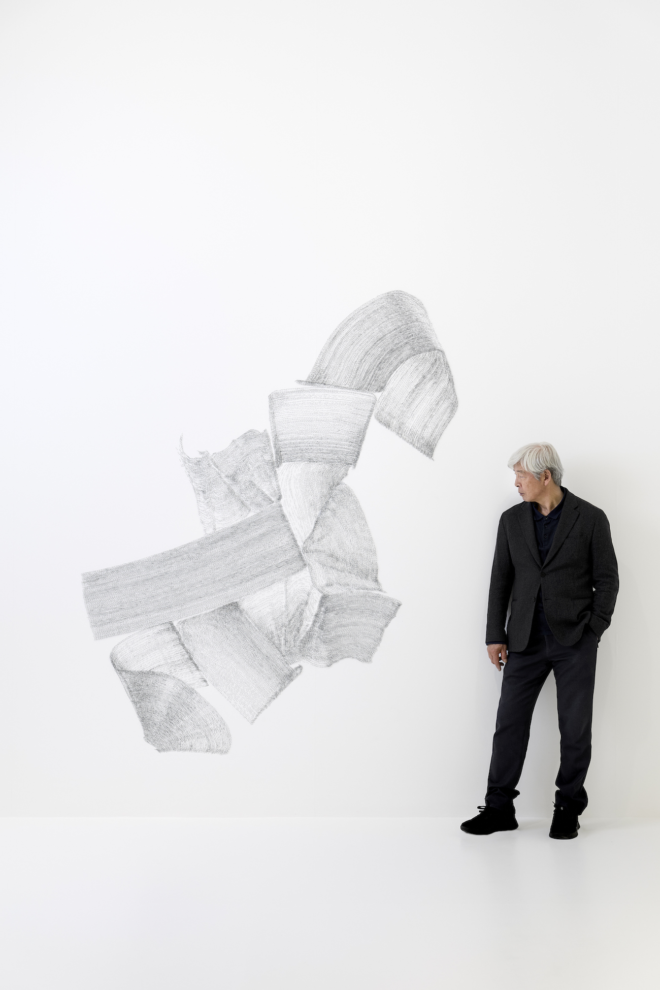 Lee Bae Charcoal Installation at Museum SAN in Korea