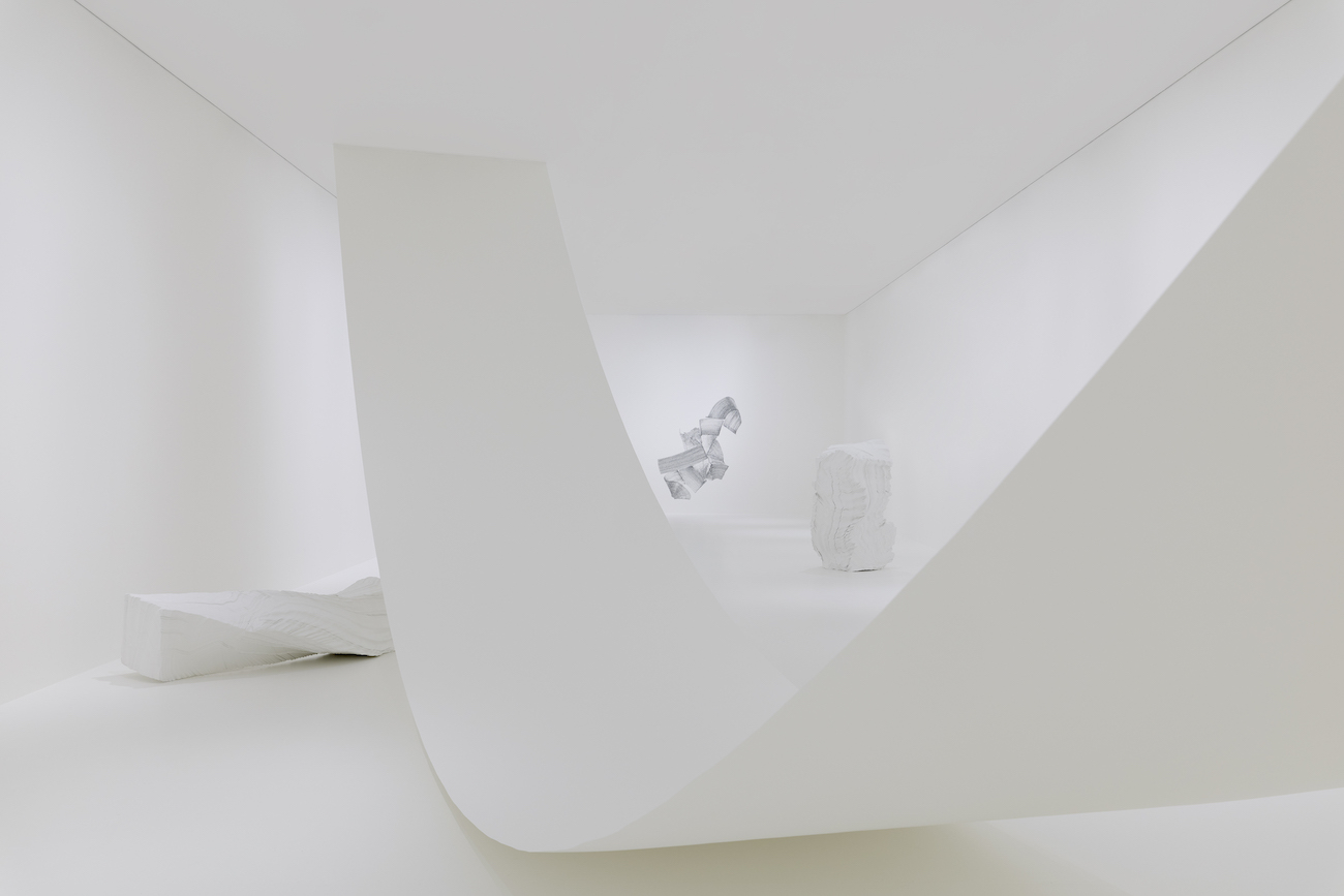 Lee Bae Charcoal Installation at Museum SAN in Korea