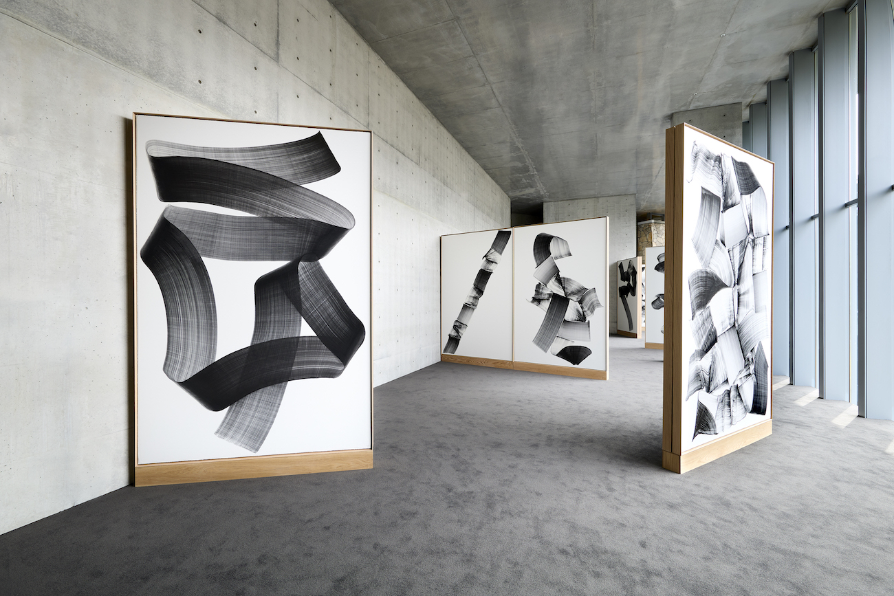 Lee Bae Charcoal Installation at Museum SAN in Korea
