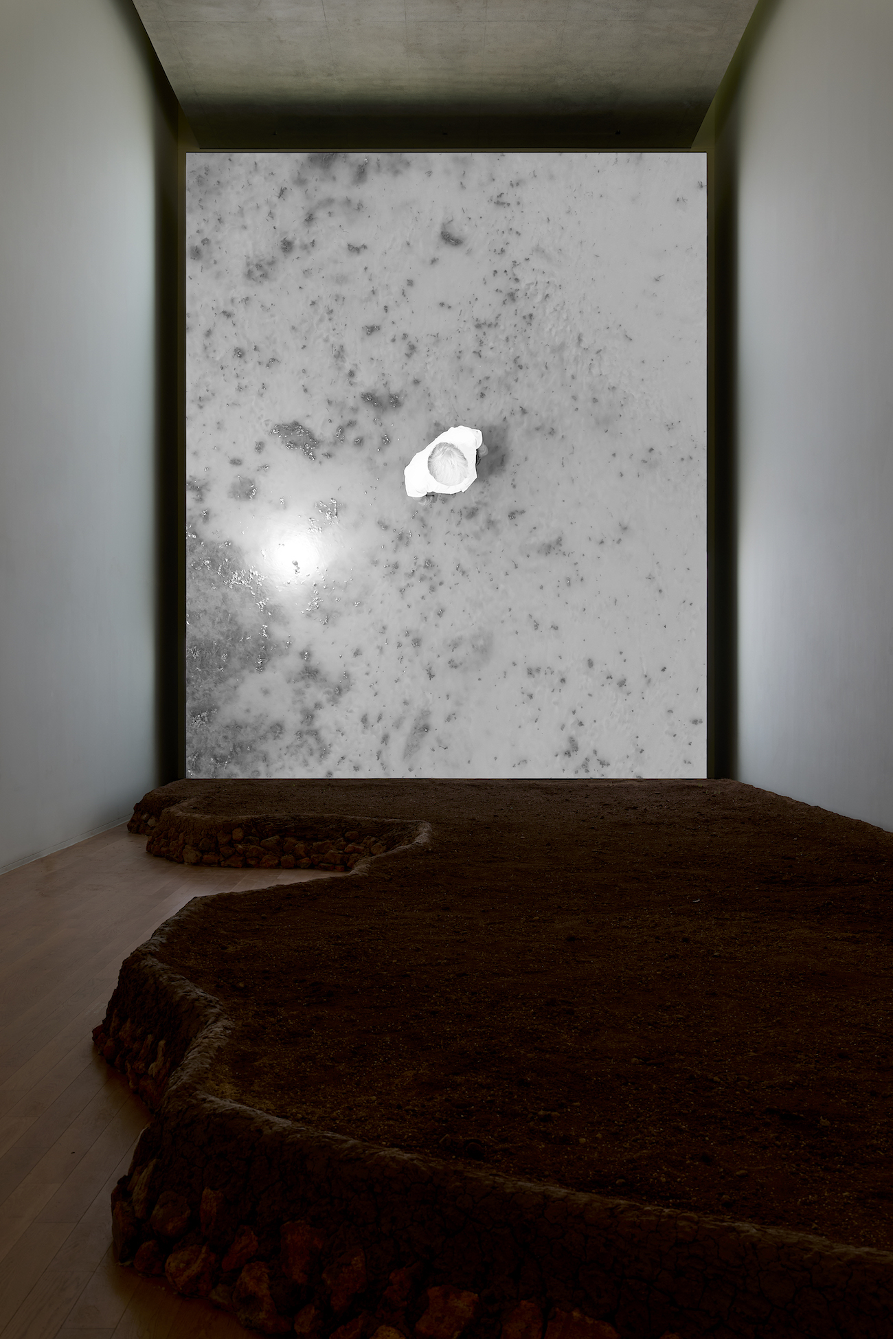 Lee Bae Charcoal Installation at Museum SAN in Korea