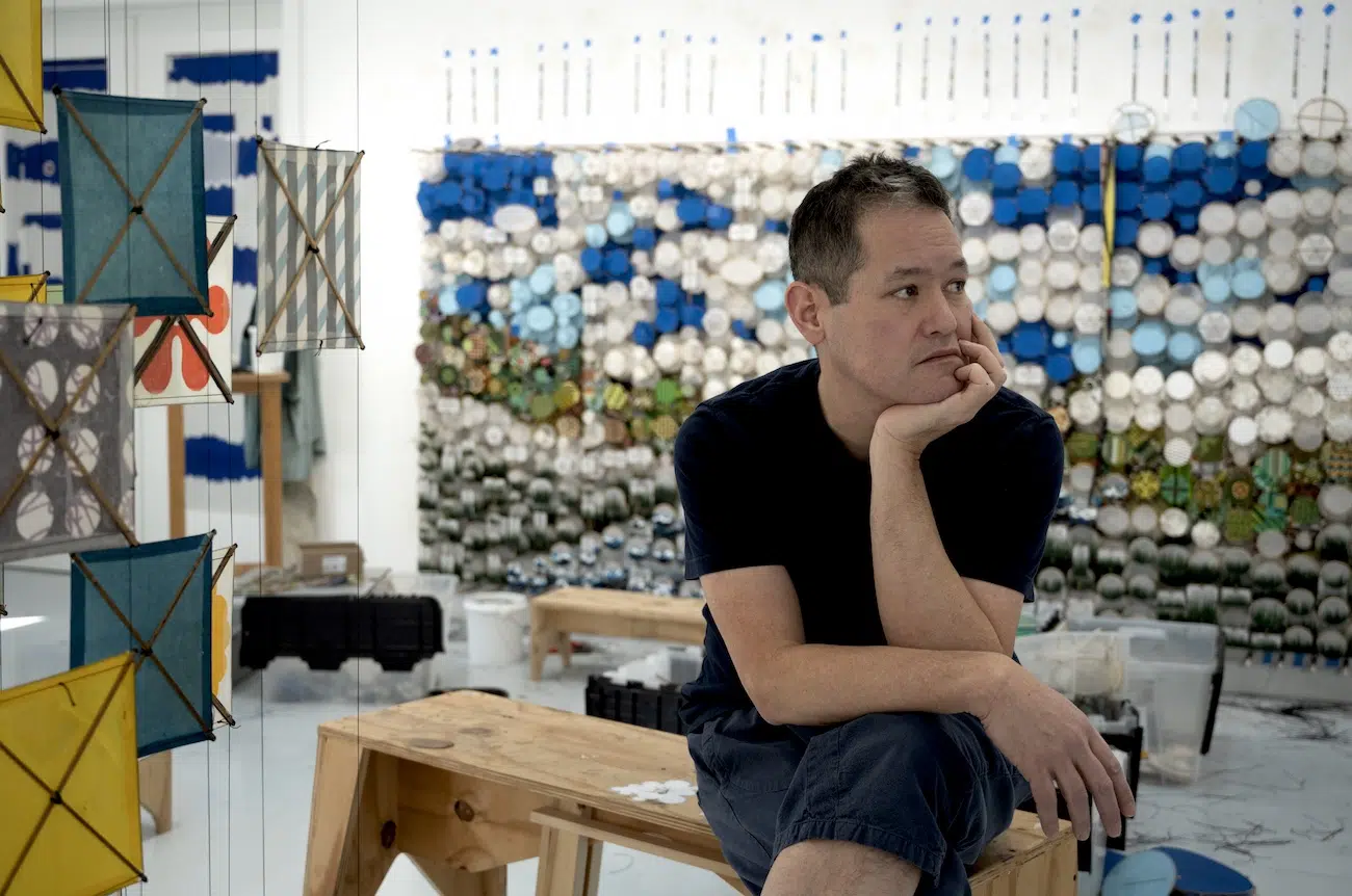 Portrait of Artist Jacob Hashimoto