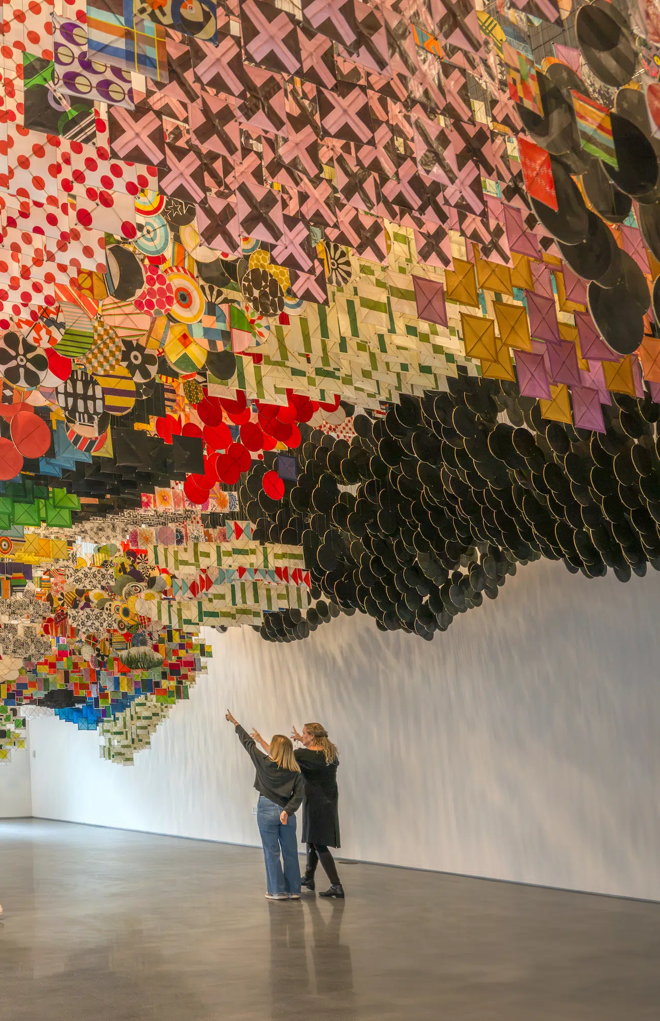 Large Kite Installation at San Francisco Museum of Modern Art By Jacob Hashimoto