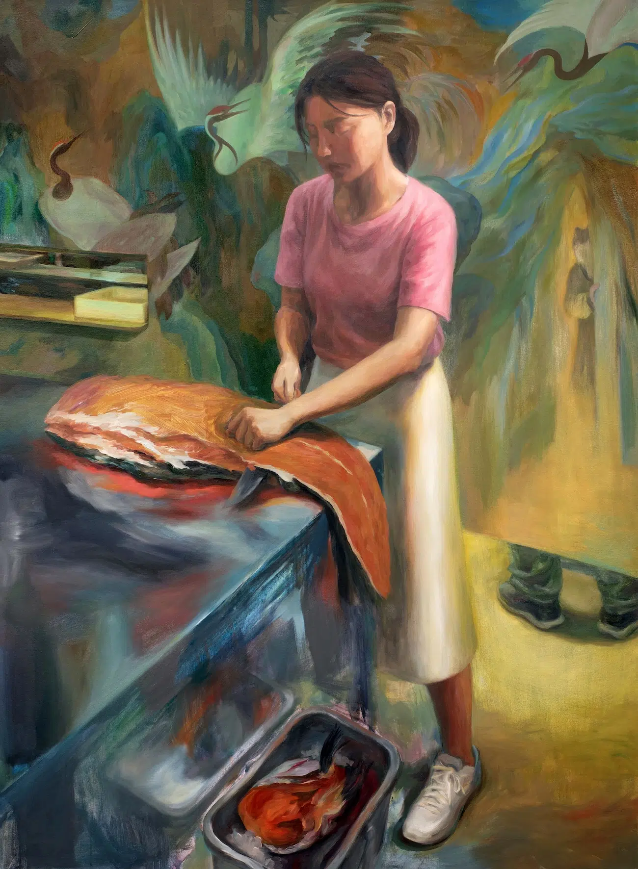 Personal and Surrealist Painting by Janice Yang