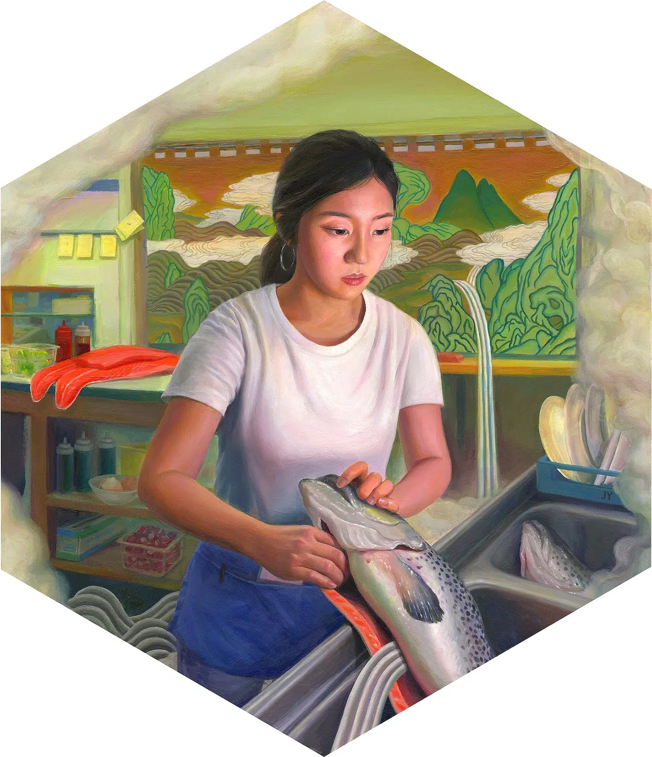Personal and Surrealist Painting by Janice Yang