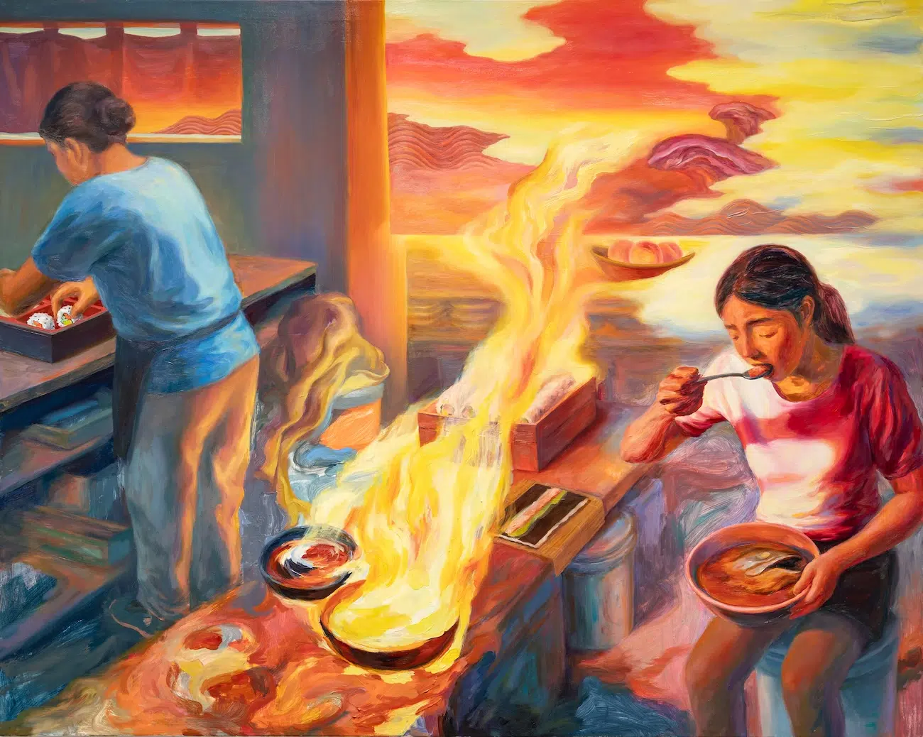 Personal and Surrealist Painting by Janice Yang