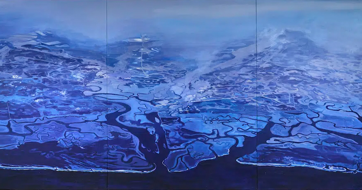 Bird’s-Eye View Paintings Are Powerful Portraits of Landscapes Grappling With Climate Change [Interview]