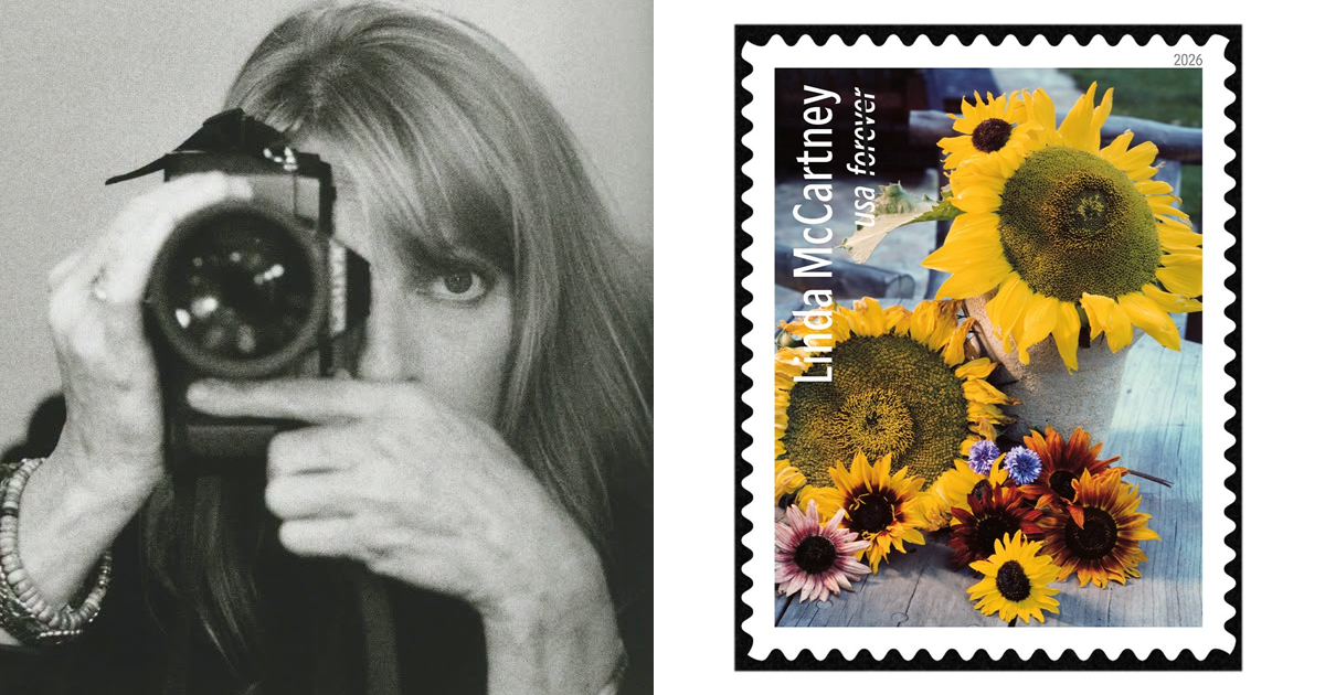 USPS Honors Linda McCartney’s Photography With New Collection of Forever Stamps