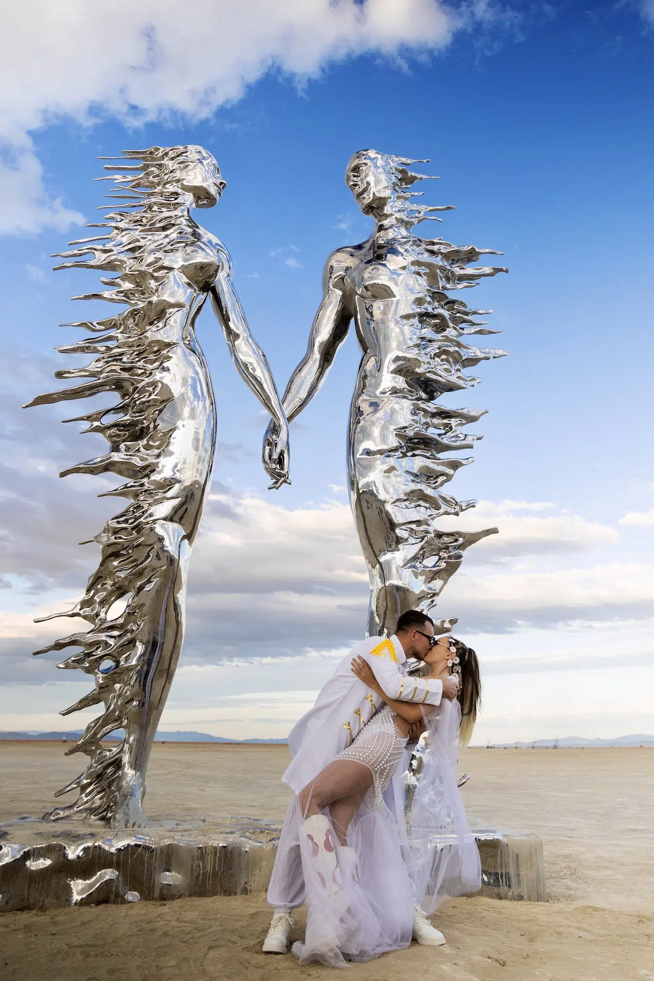 Only Love Will Remain Sculpture by Michael Benisty at Burning Man 2026