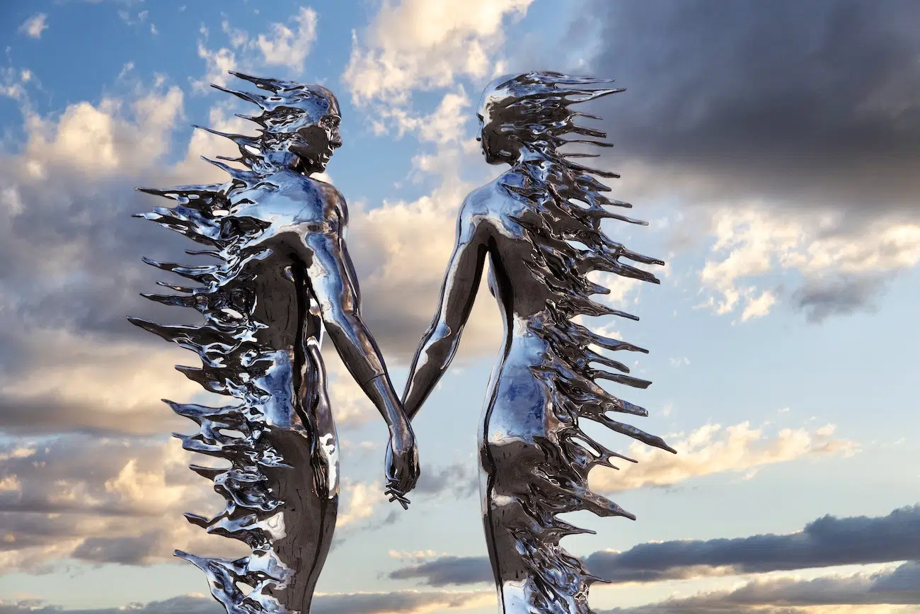 Only Love Will Remain Sculpture by Michael Benisty at Burning Man 2026