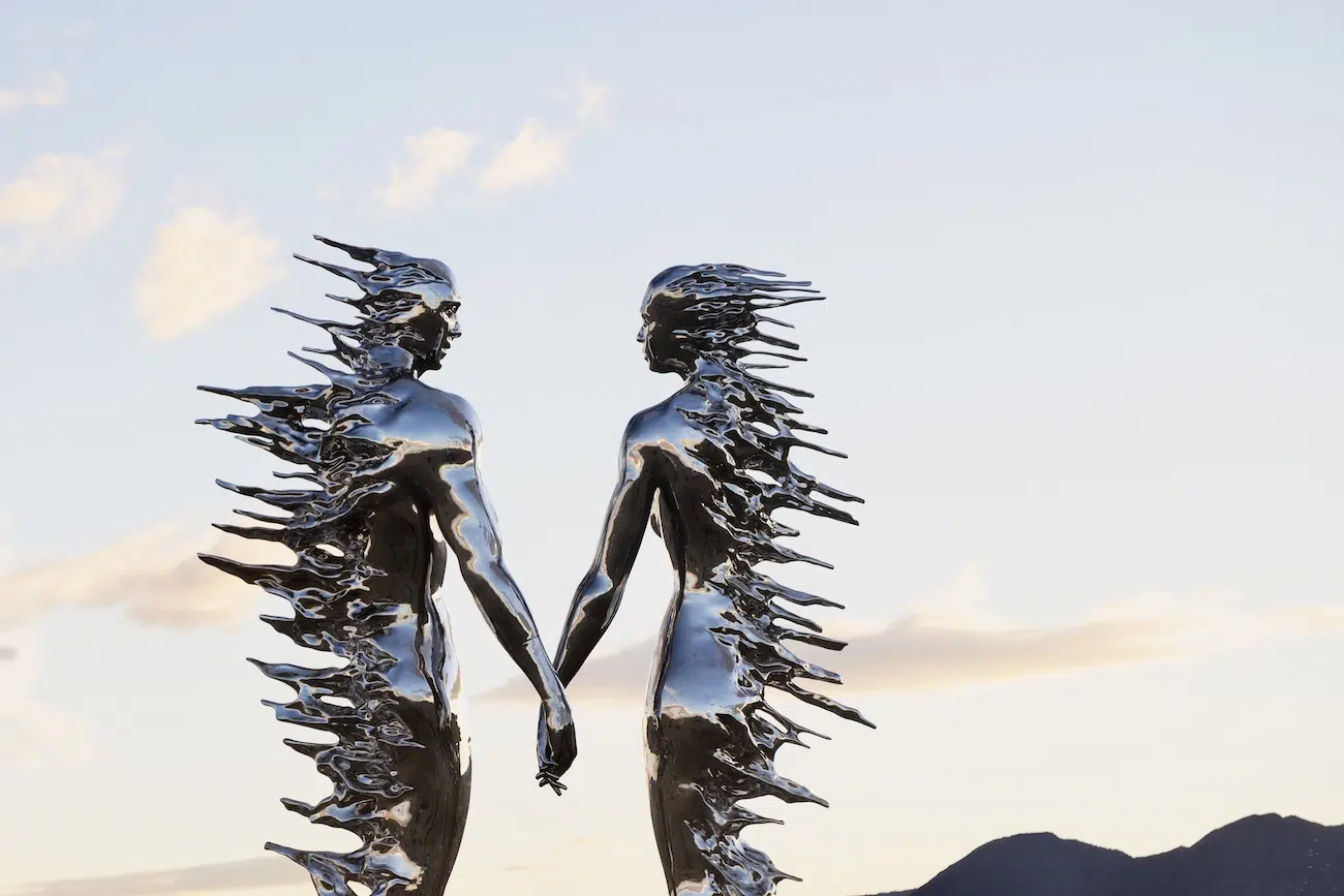 Only Love Will Remain Sculpture by Michael Benisty at Burning Man 2026
