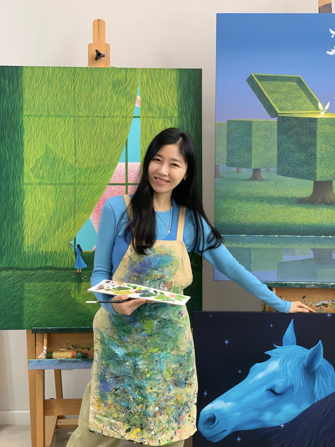 Season-Inspired Fantastical Paintings by Mulgil Kim