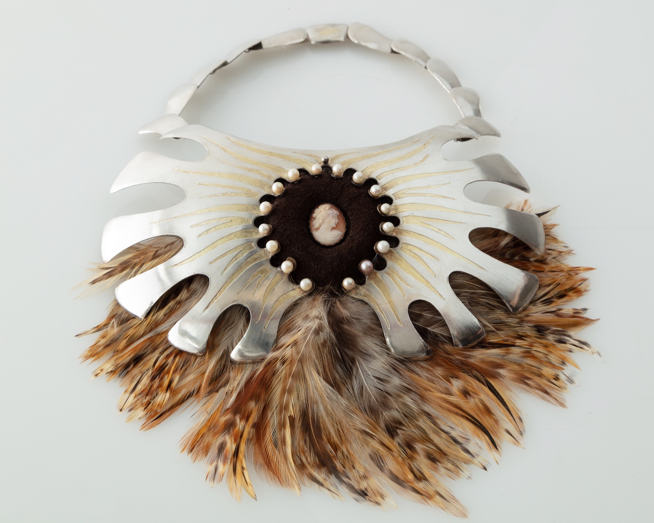 Arline Fisch, &ldquo;Feather Plus Pectoral,&rdquo; 1973.