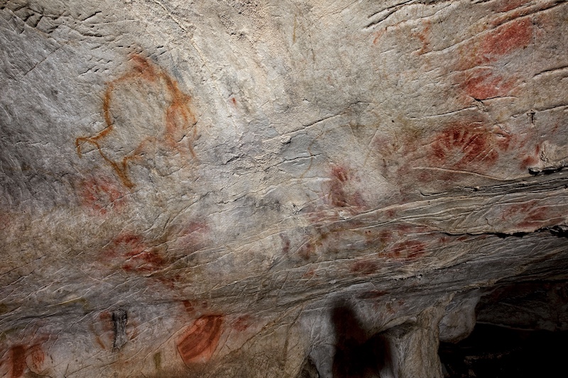 El Castillo cave paintings.