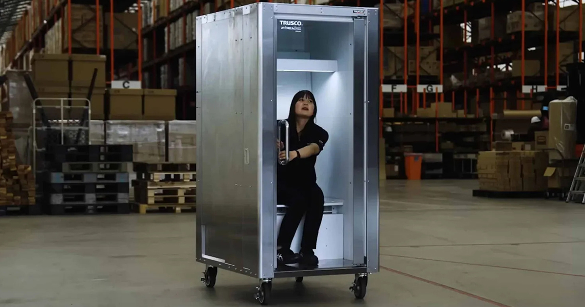 People in Japan Are Using Human-Sized Refrigerators To Cool Down During Extreme Heat
