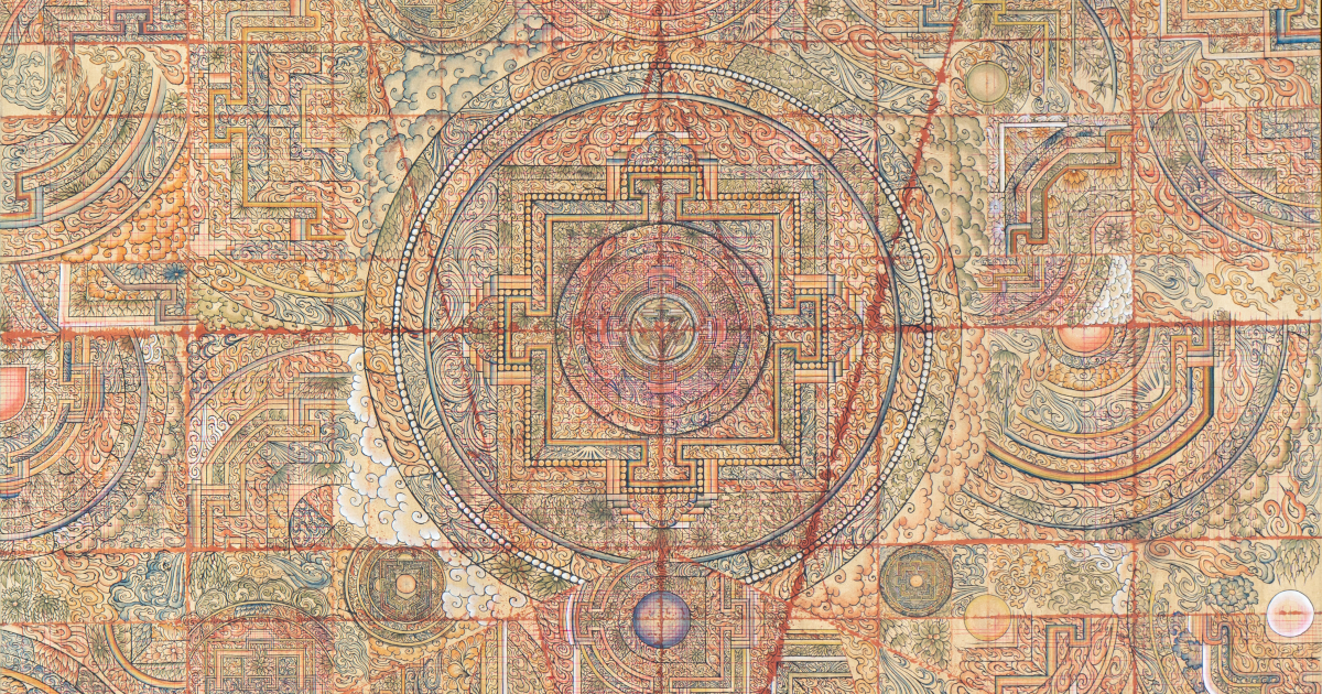 Bhutanese Artist Uses Intricate Geometry To Blend the Past and Present on the Same Canvas