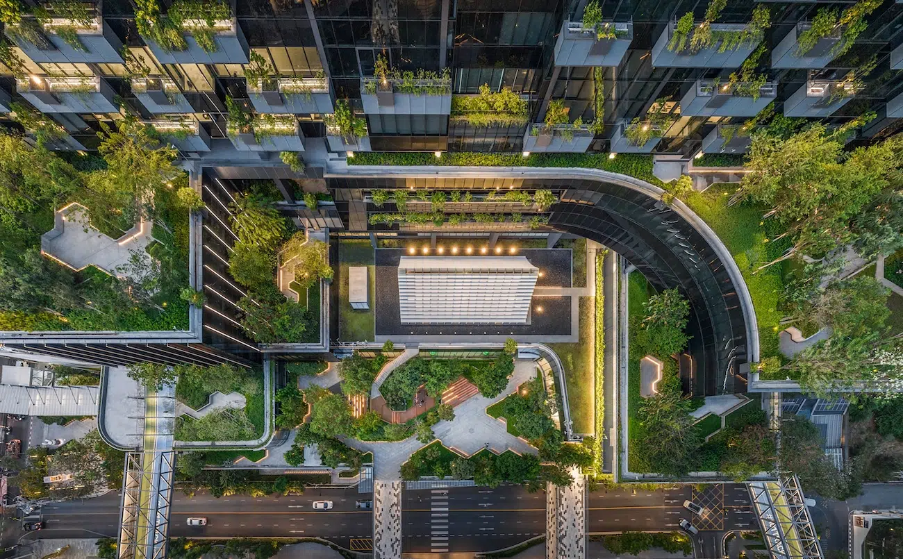 Glass Pavilion Exterior in Bangkok