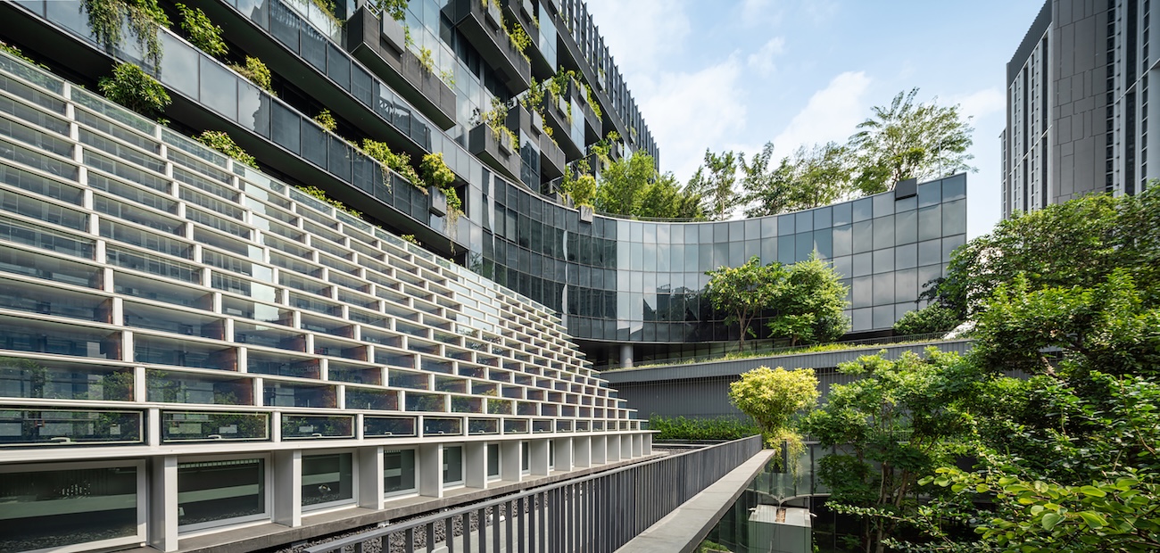 Glass Pavilion Exterior in Bangkok