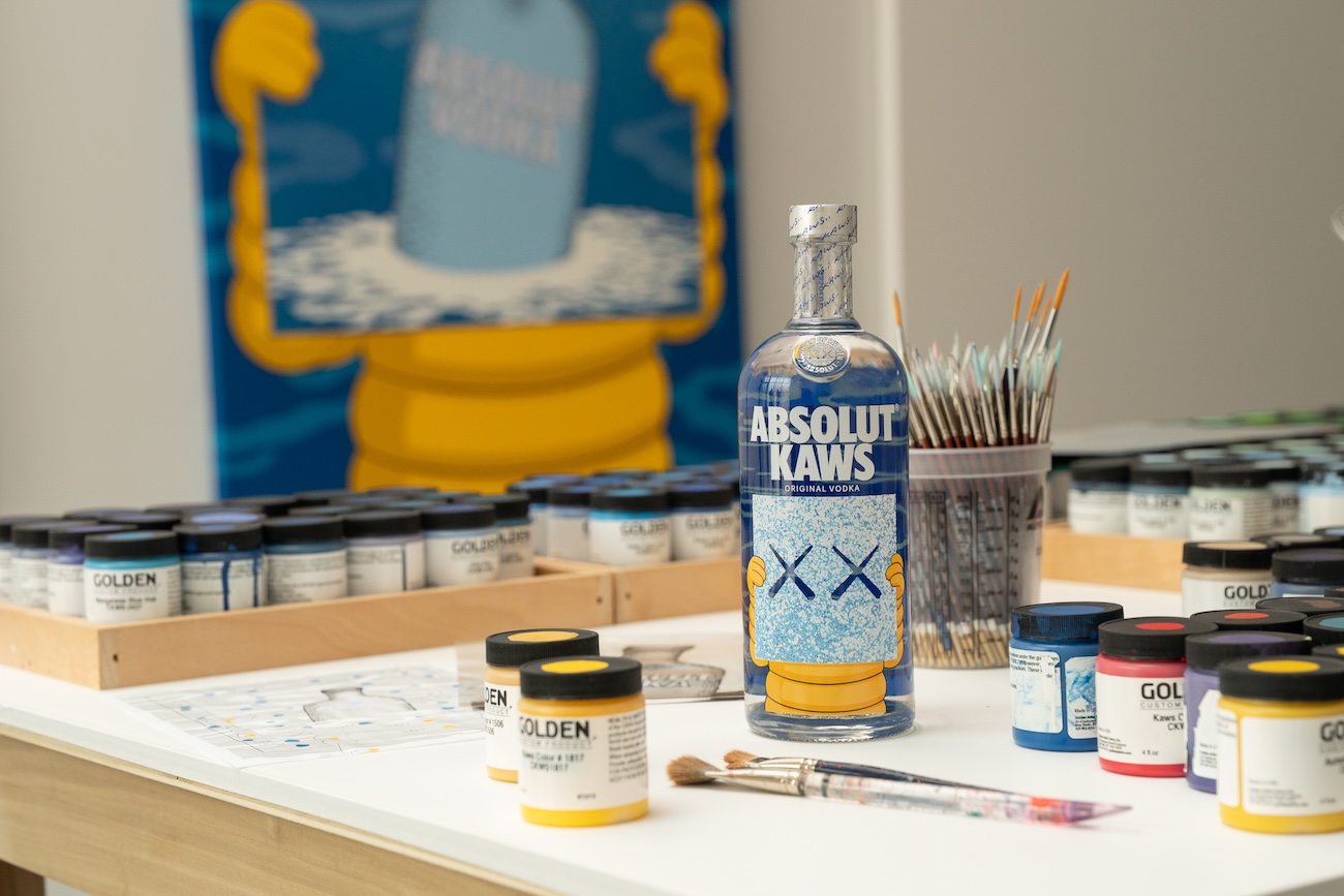 ABSOLUT KAWS Artist Edition bottle