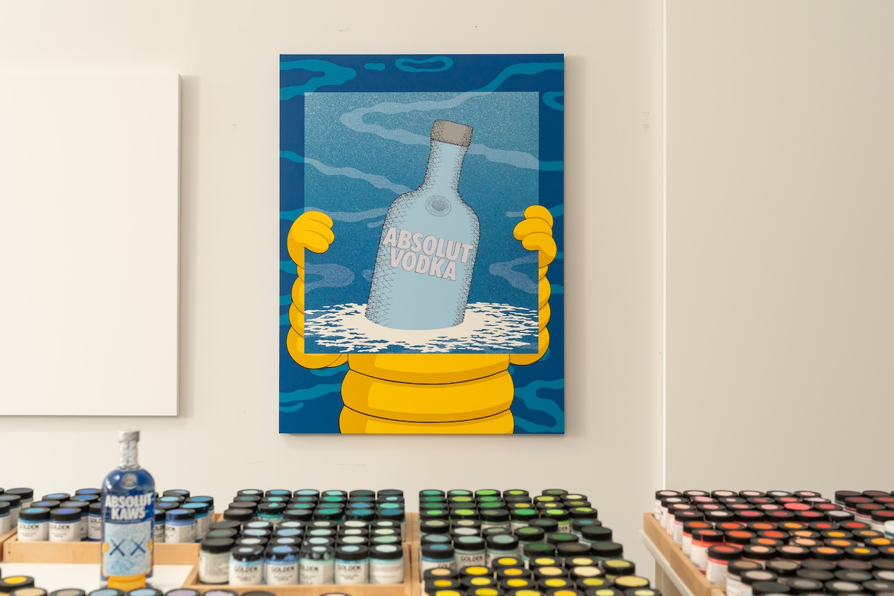 ABSOLUT KAWS Artist Edition bottle