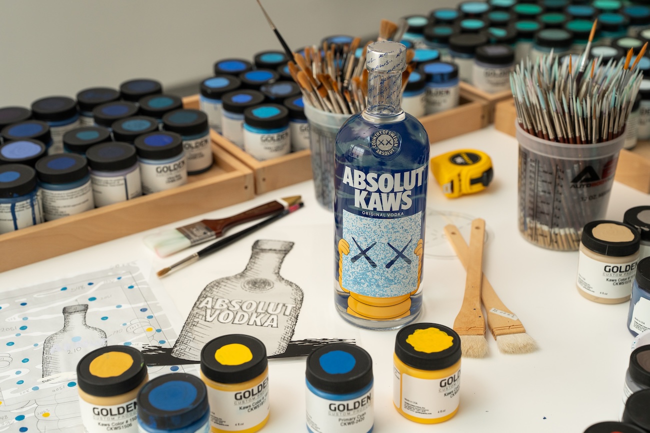 ABSOLUT KAWS Artist Edition bottle