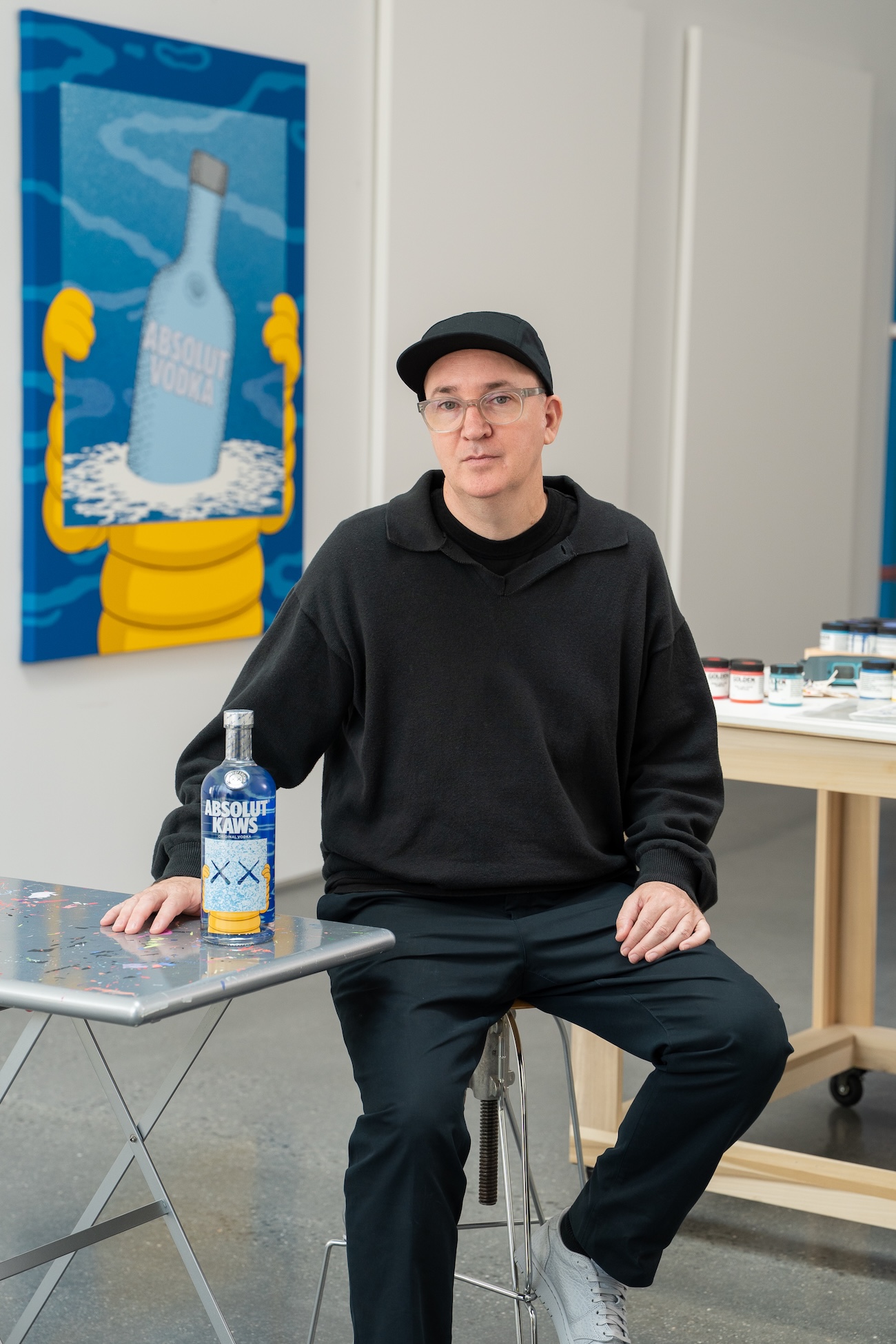 ABSOLUT KAWS Artist Edition bottle