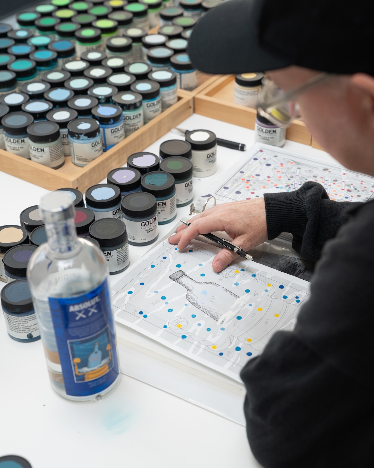 ABSOLUT KAWS Artist Edition bottle