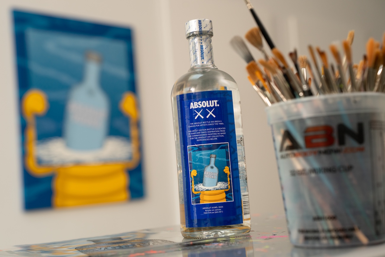 ABSOLUT KAWS Artist Edition bottle