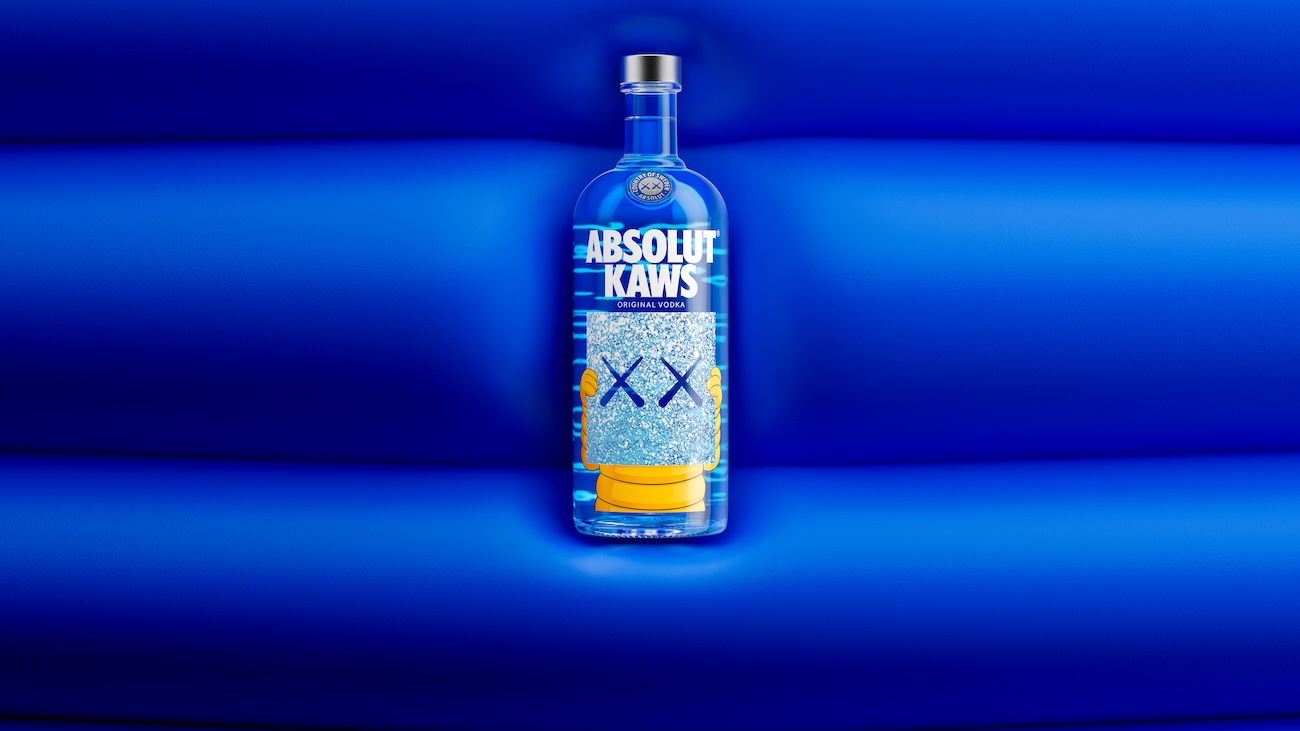 ABSOLUT KAWS Artist Edition bottle