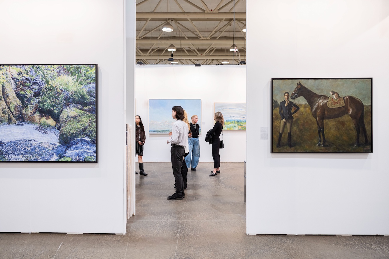 Photo of an art gallery.
