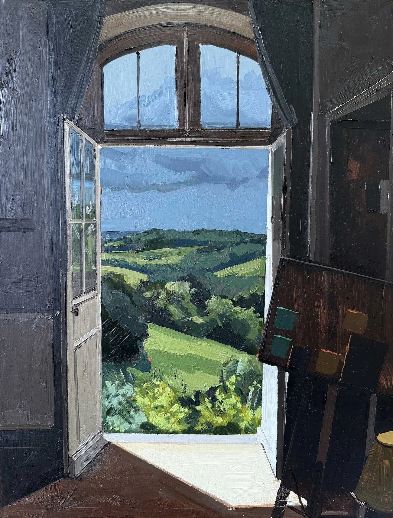 Chloe Chlumecky, “Orquevaux View.”