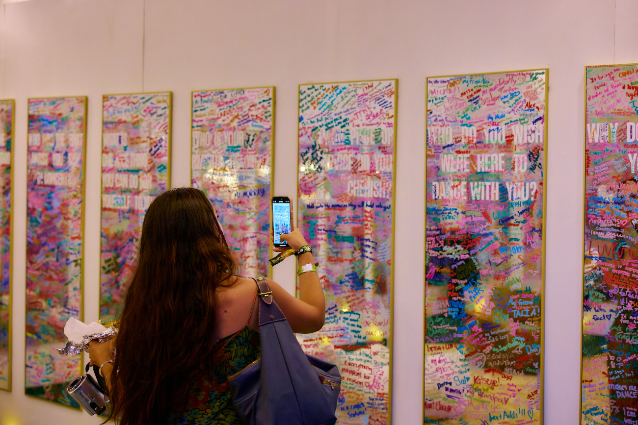 Art installations at Daisy Chain Fields festival
