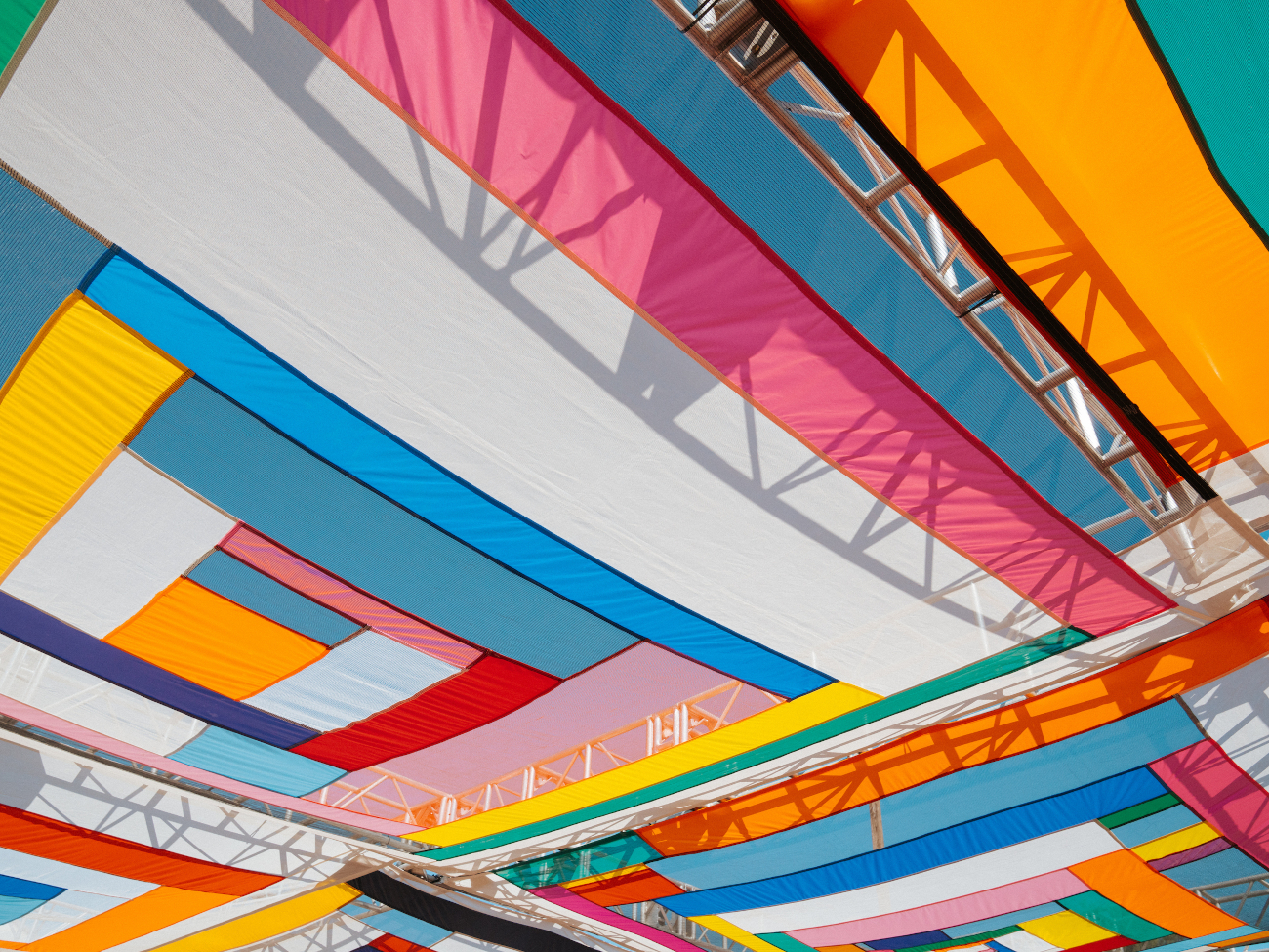 Art installations at Daisy Chain Fields festival